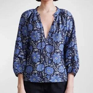 NWT Apiece Apart Tule Top in Heritage Sky (L)